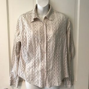 ➿Eyelet Blouse 🕶